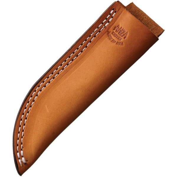 Anza LJ Bone Black & Tan Bone  Clip Point Fixed Blade Knife 709RLJB Discount - Image 2