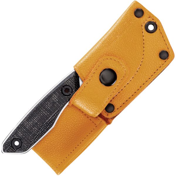 Gerber Stowe Black & Grey Micarta 440 Stainless Steel Fixed Blade Knife 4118 Online now - Image 3