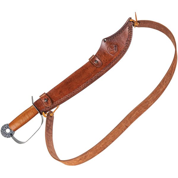 Condor Buccaneer Brown Leather Wrapped Wood 1075HC Fixed Blade Sword 1030155HC Discount - Image 2