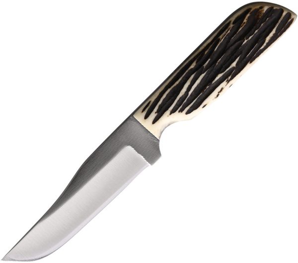 Anza LJ Bone Black & Tan Bone  Clip Point Fixed Blade Knife 709RLJB Discount