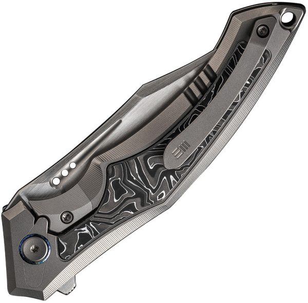 We Knife Orpheus LTD Titanium & Aluminum Foil CF Folding 20CV Knife  OPEN BOX For Sale - Image 2