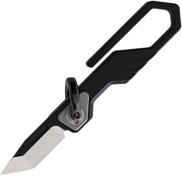 Ketuo Mini Keychain Black Titanium Folding Bohler M390 Pocket Knife M003 on Sale
