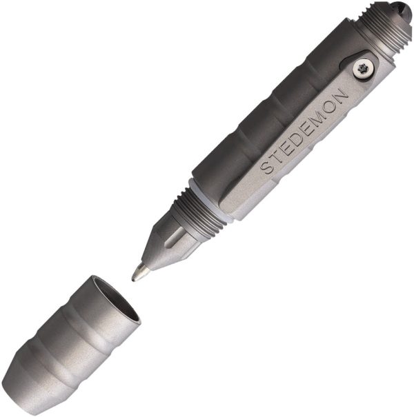 Stedemon EDC Tactical Gray Tan Titanium 2.88  Ballpoint Pen P01BLS Discount