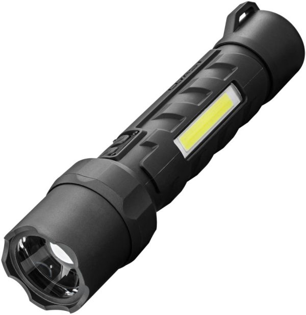 Coast Polysteel 700 Black Aluminum Water Resistant Flashlight 30294 Supply