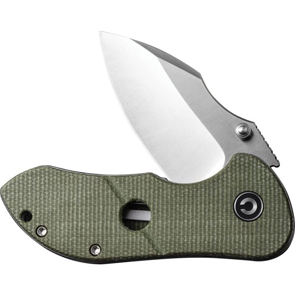 Civivi Gordo Linerlock Green Micarta Folding D2 Steel Pocket Knife 22018C2 Cheap - Image 5