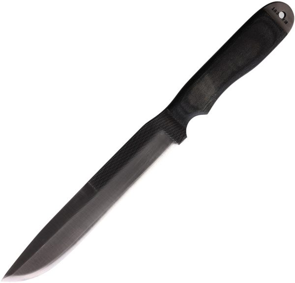 Anza Dune Field Black Smooth Micarta  Steel Fixed Blade Knife DFM Online