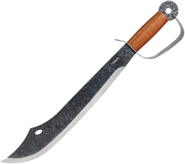 Condor Buccaneer Brown Leather Wrapped Wood 1075HC Fixed Blade Sword 1030155HC Discount