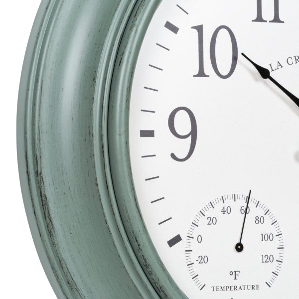 433-3846 18-inch Indoor Outdoor Wall Clock Online Hot Sale - Image 3